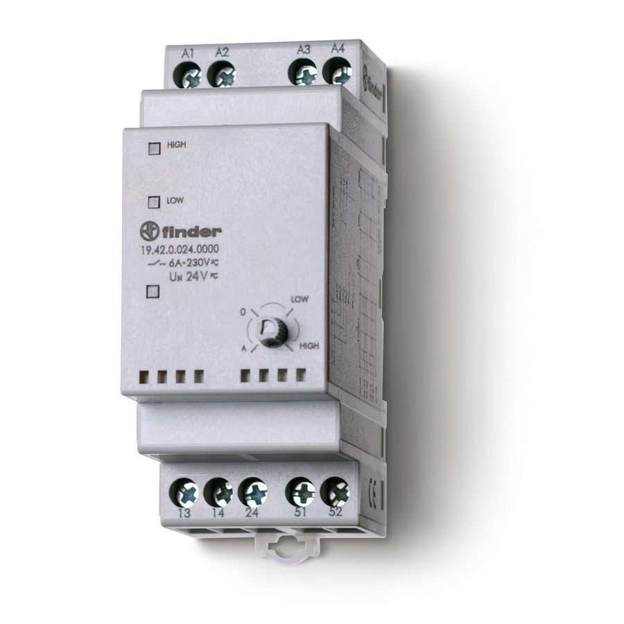 Interventiemodule 2-kanaals digitaal uit 35mm breed 2W 6A