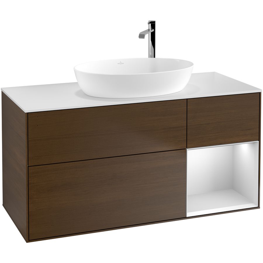Wastafelonderkast Finion 1200x603x501mm W.Veneer G951MTGN