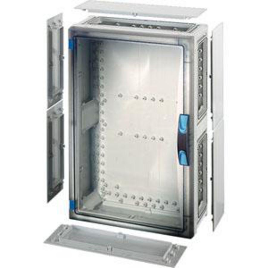 L. beh. BM4 366x546x186 wand Dicht Transparante deur