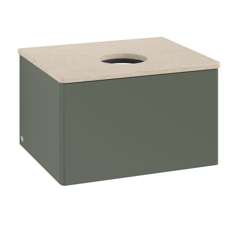 Wastafelonderkast Antao 600x360x500mm L.Green Matt Lacquer K29013HL
