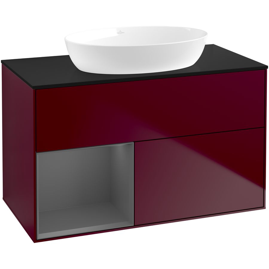 Wastafelonderkast Finion 1000x603x501mm Peony Matt Lacquer GA12GKHB