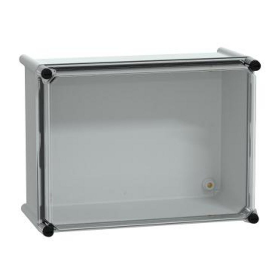 Behuizing EVlink Pro AC Metaal IP66 voetstukmontage in met.