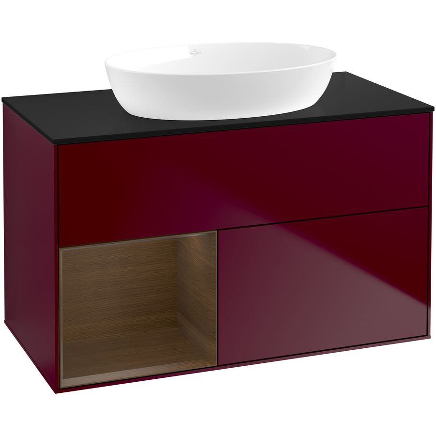 Wastafelonderkast Finion 1000x603x501mm Peony Matt Lacquer GA12GNHB
