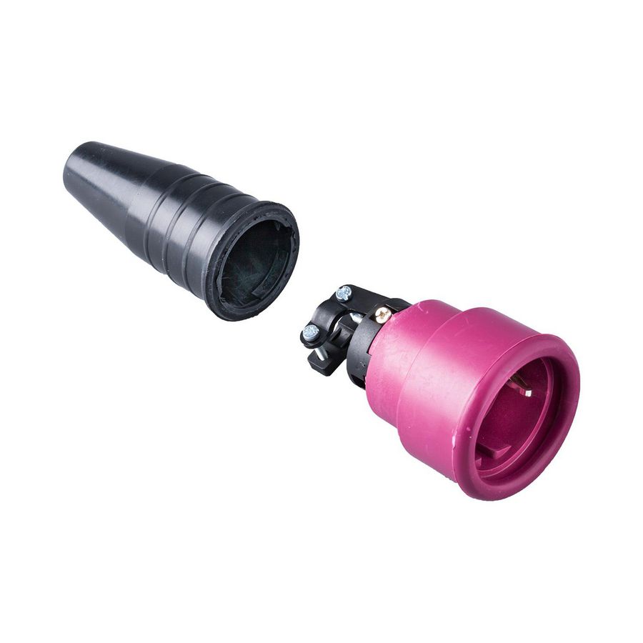 Volrubber koppelcontactstop 16A 250V randaarde blok VVE=10