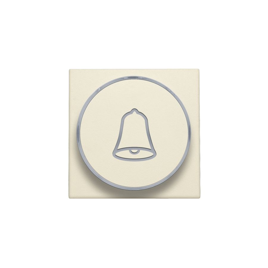 Afwerkingsset doorschijnende ring/belsymbool 6A cream