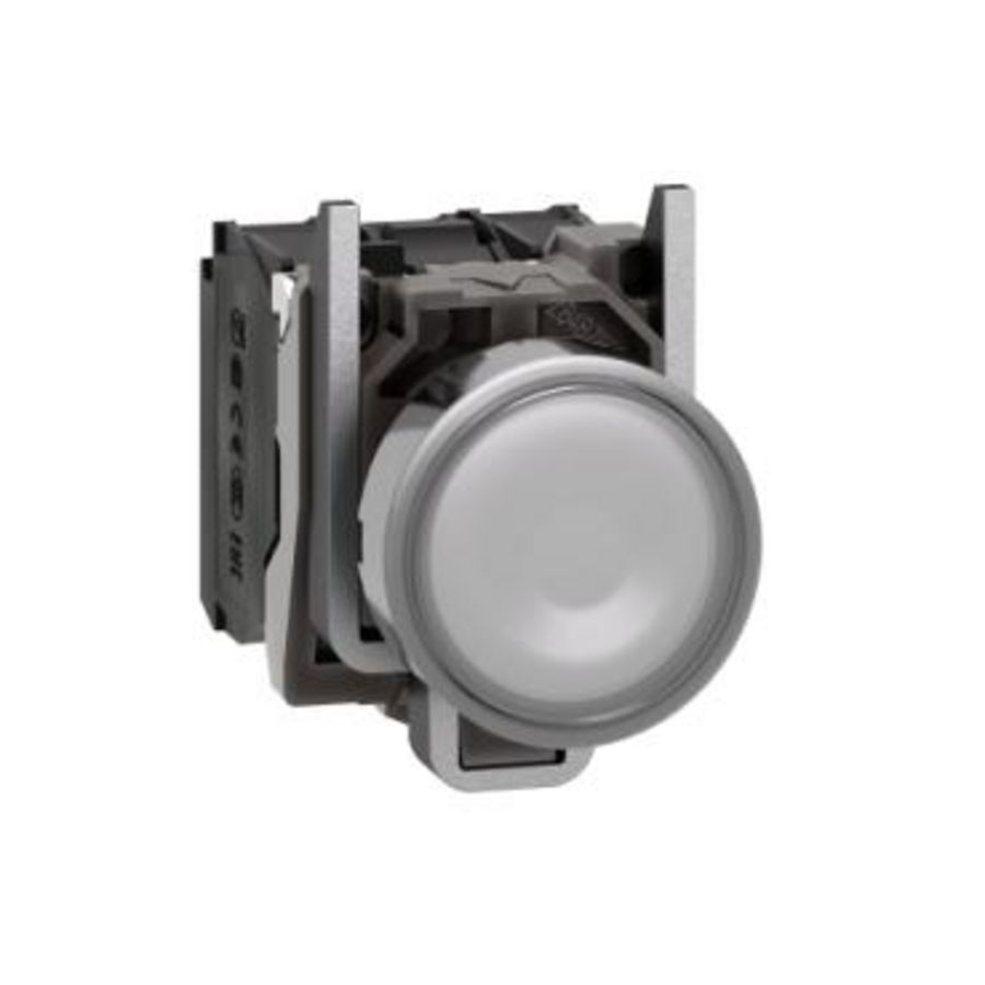 Drukknop Verlicht Verzonken terugv 22mm 120V 1NO + 1NC Wi