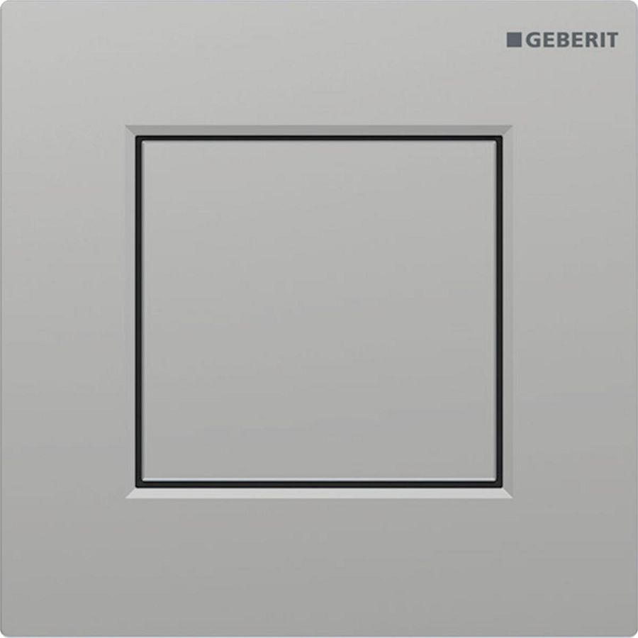 Urinoirsturing pneumatisch TYPE-01 SQUARE mat chroom/easy-to-clean