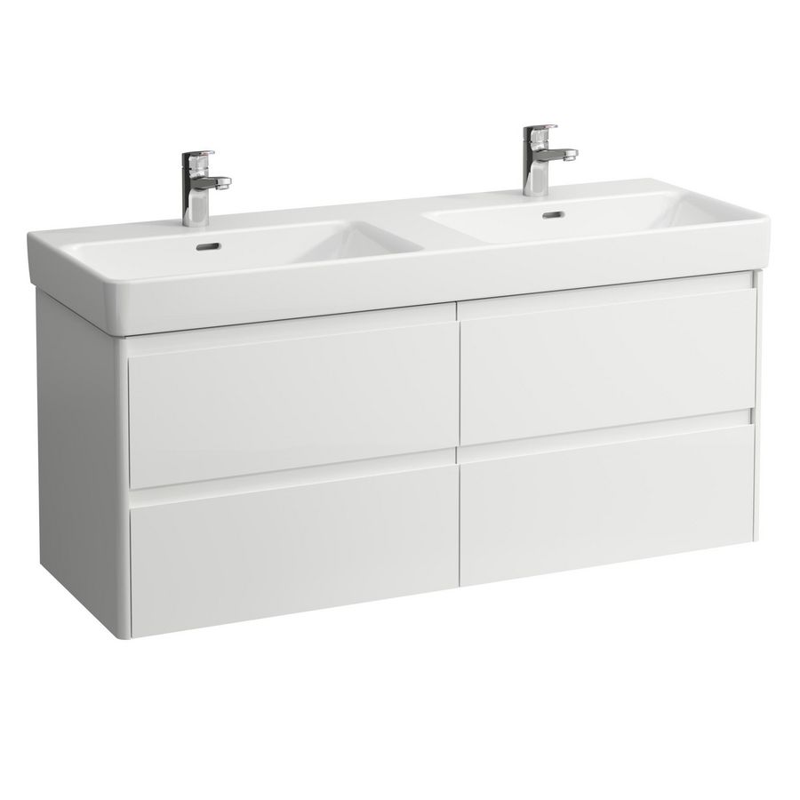 Vanity Unit 1270x445x515mm White Glossy H4113341082611