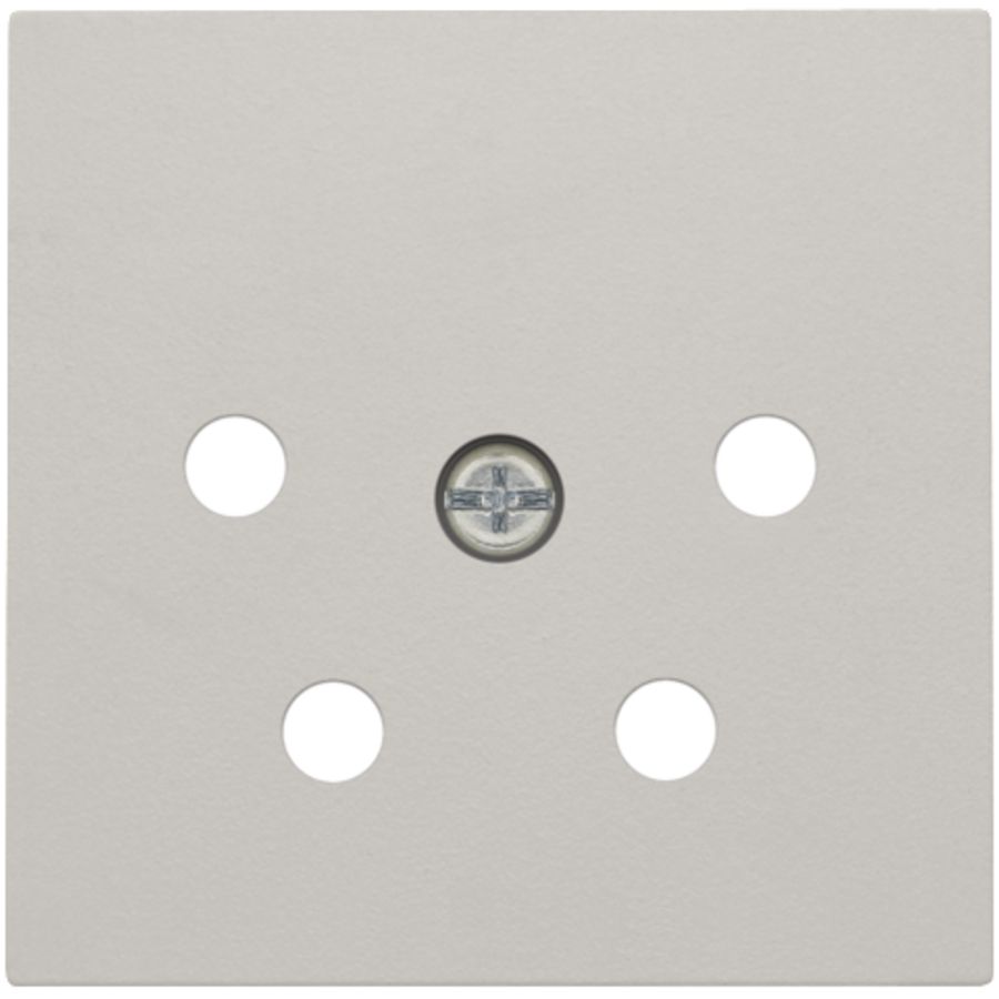 Afwerkingsset 4-polig inbouwcontactdoos PTT l.grey