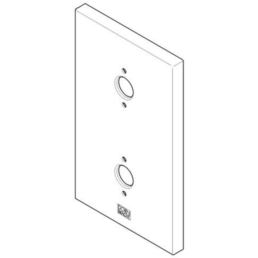 Rozet 90x150x9mm chr 091102234-00
