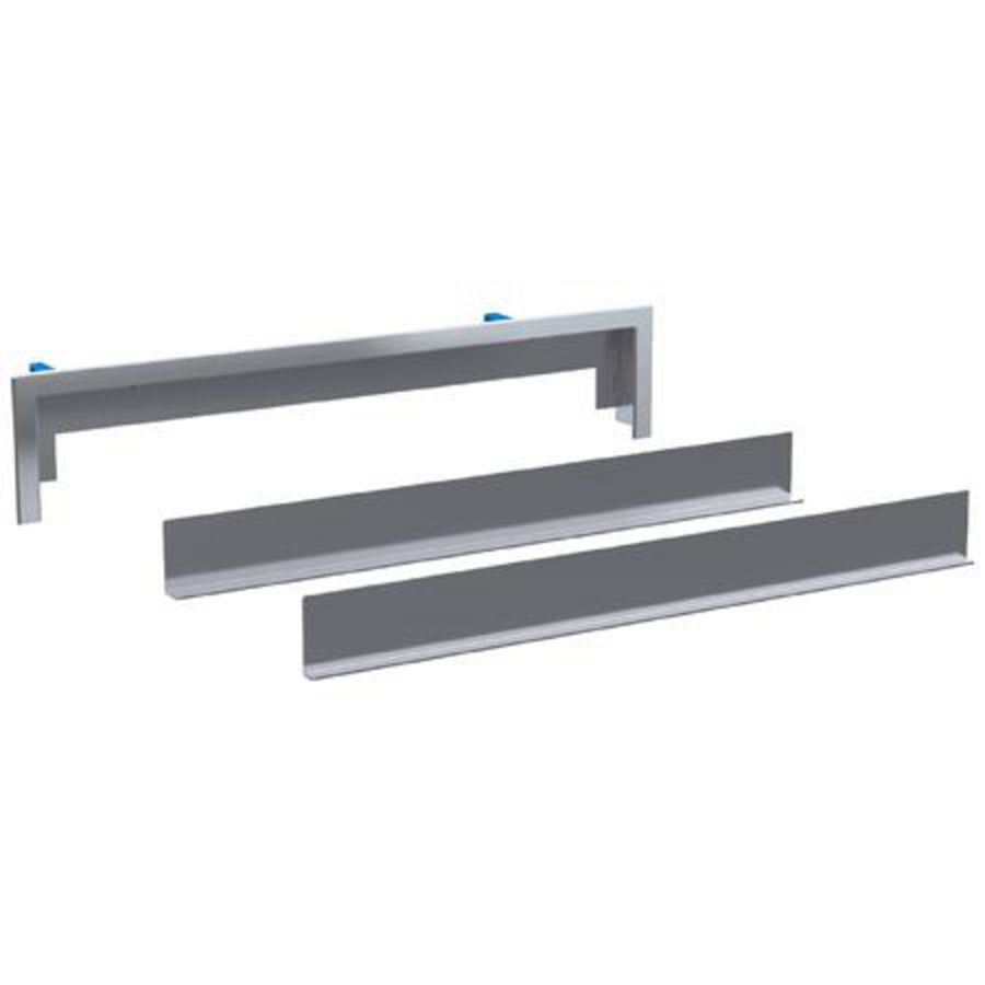 Afbouwset douchegoot L316xB64mm 3-dlg.betegelbaar v.wandgoot