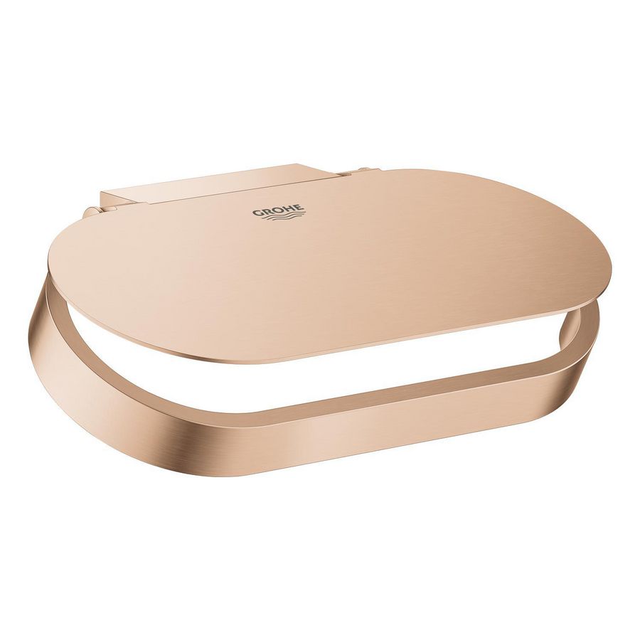 Selection closetrolhouder met klep 41069DL0 warm sunset geborsteld (mat bronskleurig)