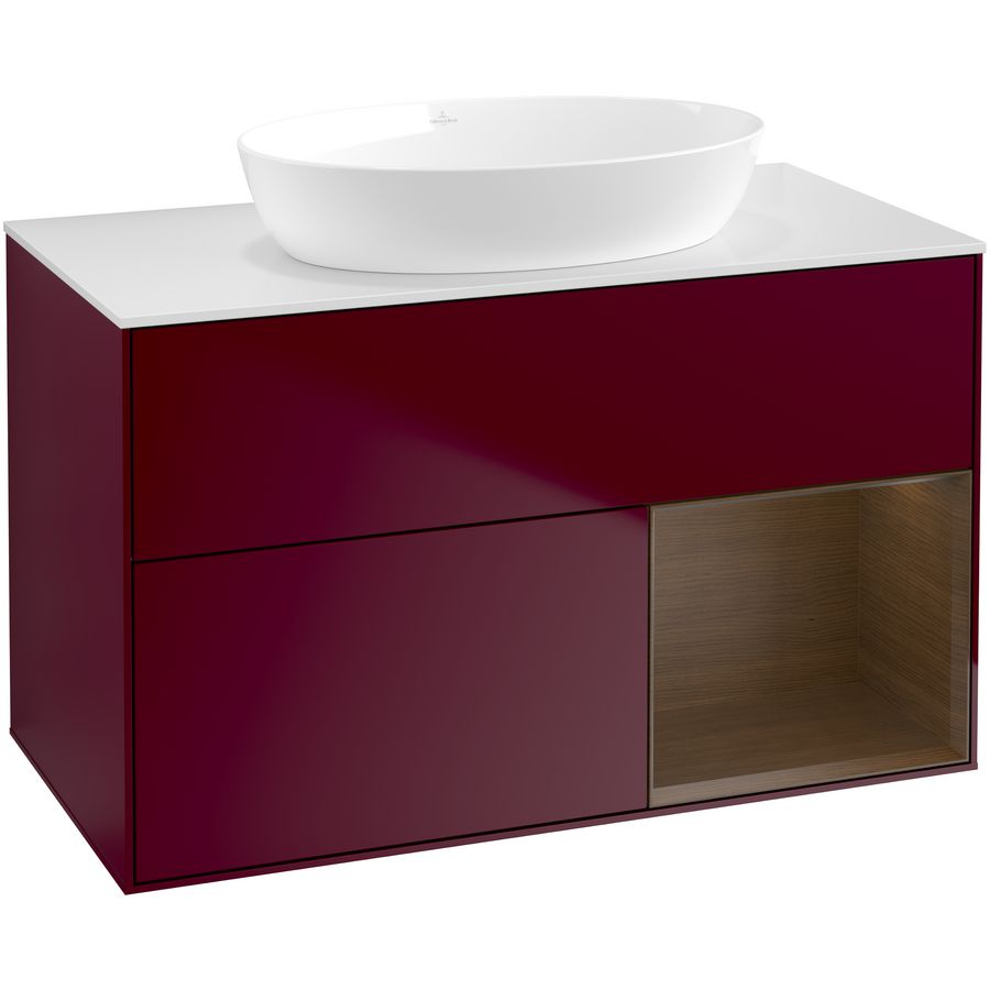 Wastafelonderkast Finion 1000x603x501mm Peony Matt Lacquer GA21GNHB