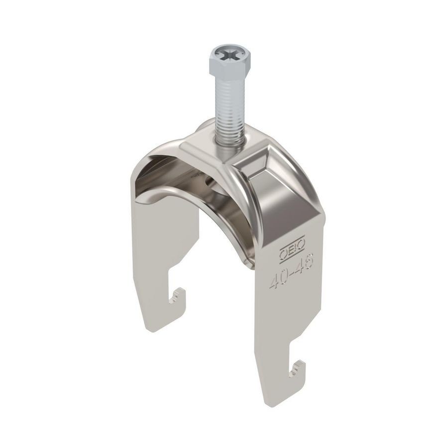 Beugelklem 2056 40-46mm rvs A4 1.4571 blank VVE=100