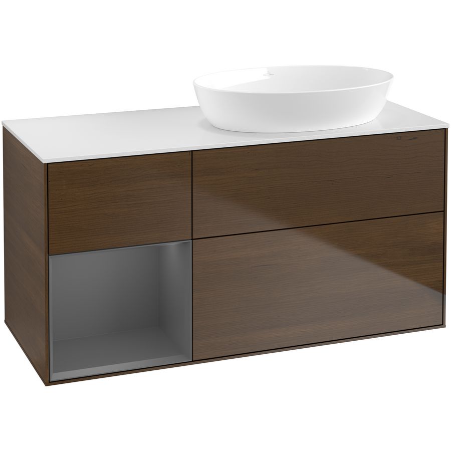 Wastafelonderkast Finion 1200x603x501mm W.Veneer GA41GKGN