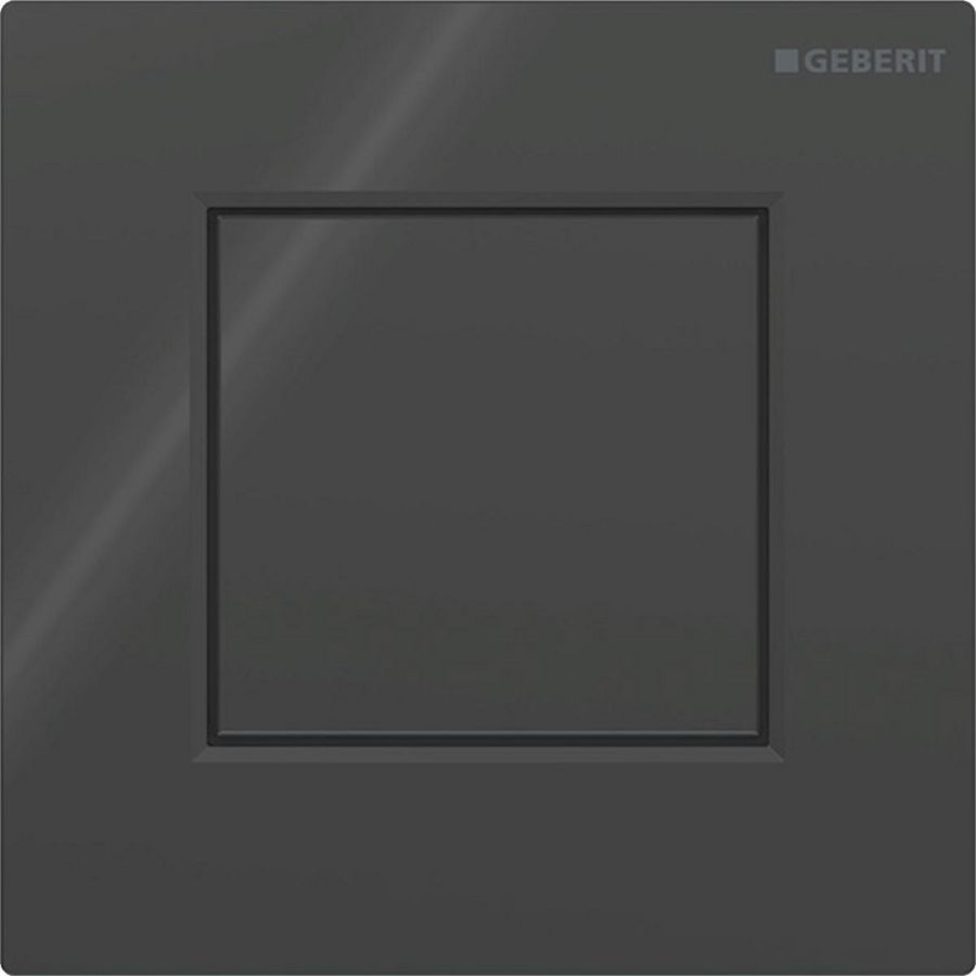 Urinoirsturing pneumatisch TYPE-01 SQUARE Gitzwart RAL 9005 116.064.DW.1
