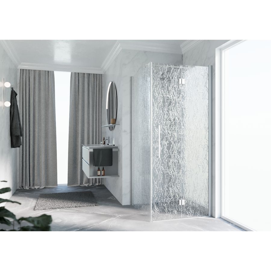 Deel rechts Y22GS hoekinstap 1010-1030x2000mm matchroom aqua