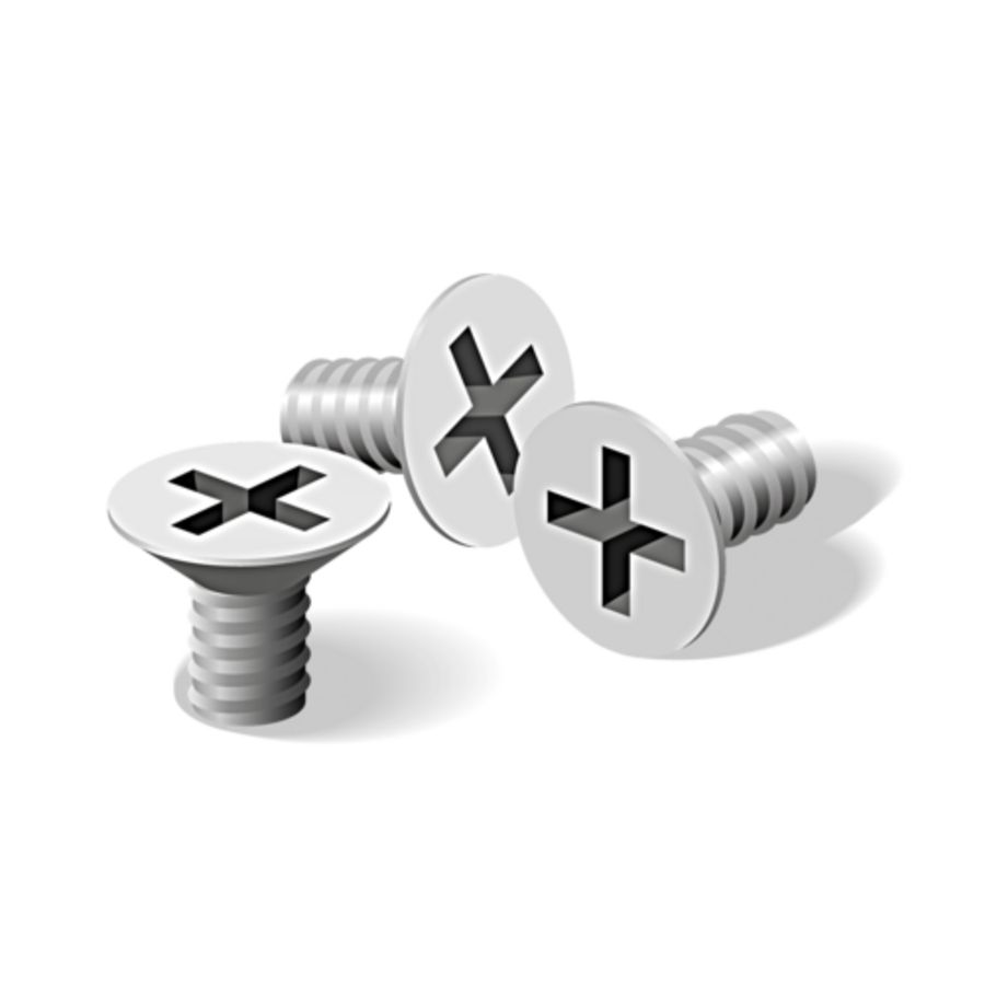 Poedergelakte reserveschroef spuitwaterd. tuinpaaltjes wit