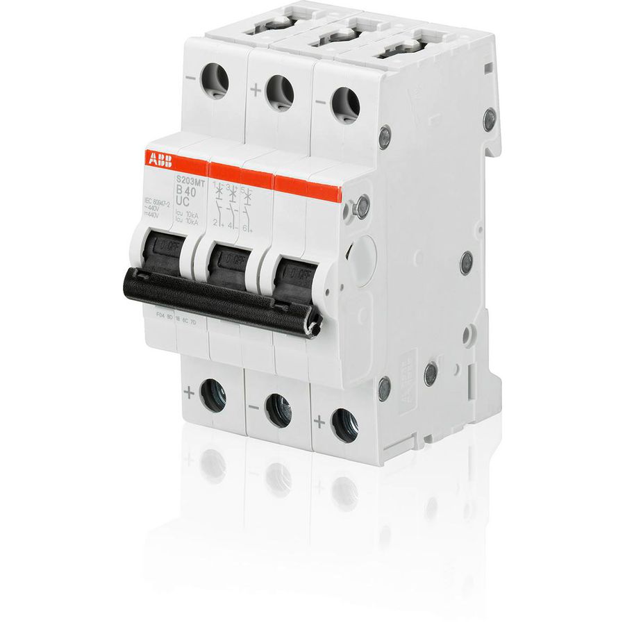 Installatieautomaat S200MT UC serie 3-polig B-karakteristiek 40A F3 standaard
