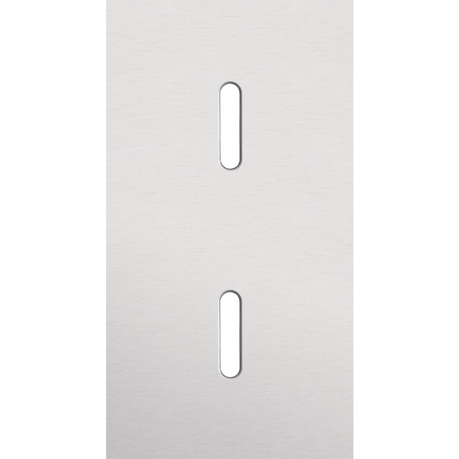 Tweevoudige afdekpl. verticaal 71mm centerafstand twee enkel