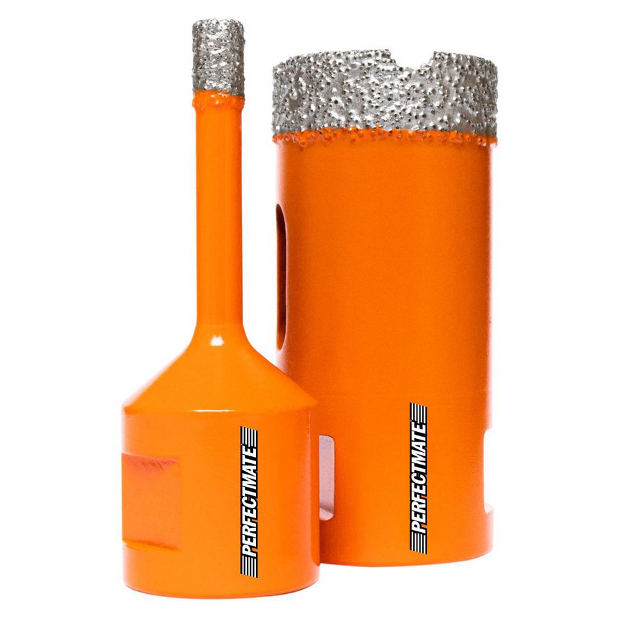 Diamant tegelboor droog met wax koeling 10mm M14