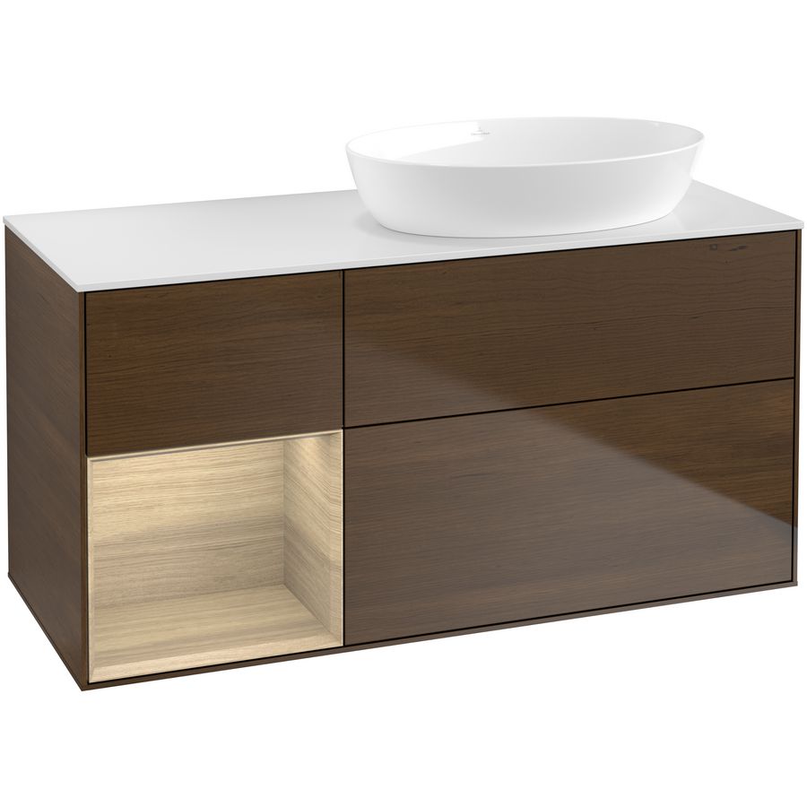 Wastafelonderkast Finion 1200x603x501mm W.Veneer GA41PCGN