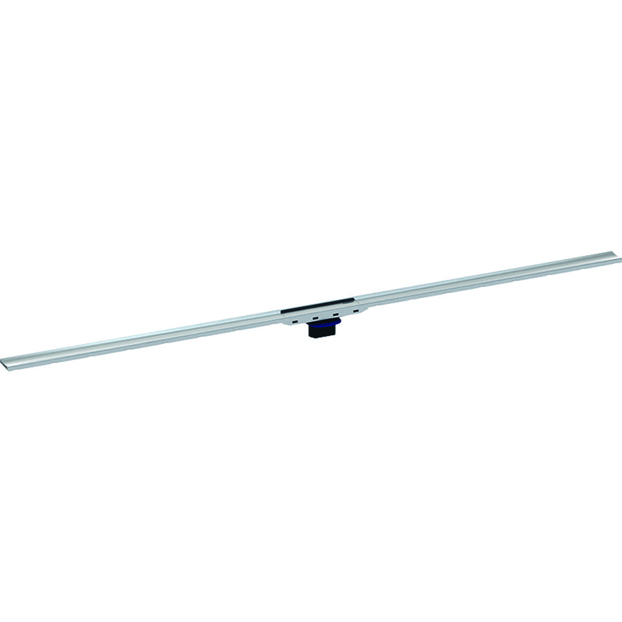 CleanLine80 afbouwset douchegoot 30-90cm inkortb. zwartchroom