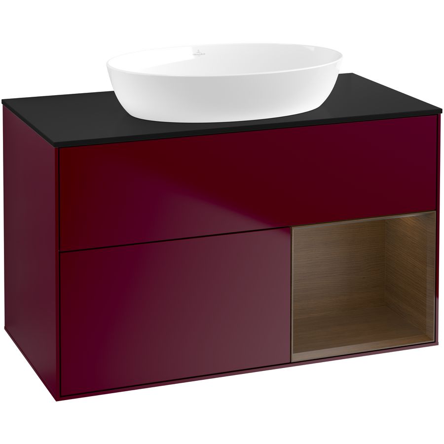 Wastafelonderkast Finion 1000x603x501mm Peony Matt Lacquer GA22GNHB