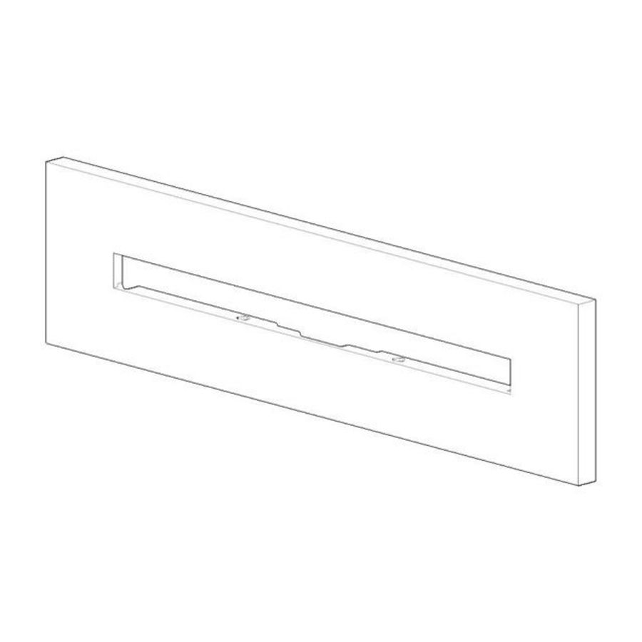 Rozet 240x60x8mm chr 092782007-00