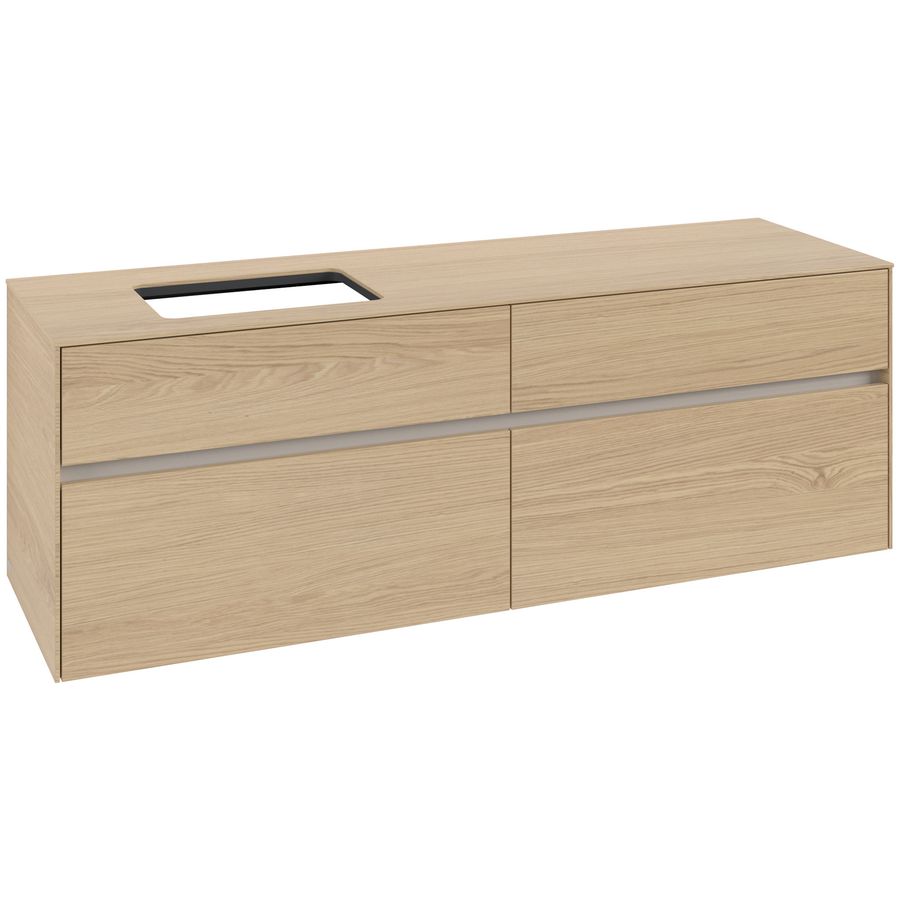 Wastafelonderkast Collaro 1600x548x500mm Nord.Oak C12100VJ