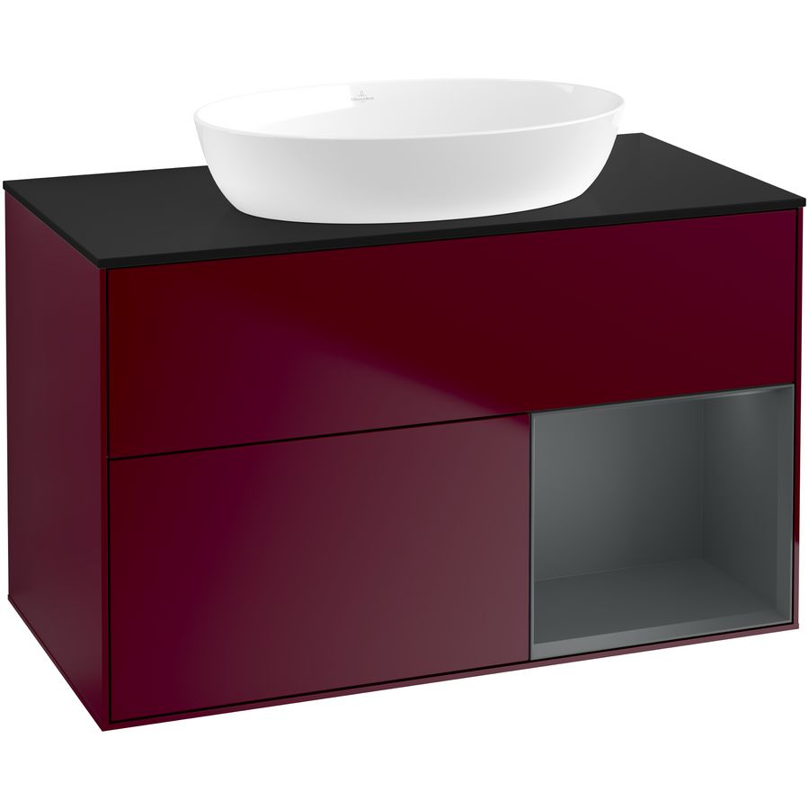 Wastafelonderkast Finion 1000x603x501mm Peony Matt Lacquer GA22HGHB