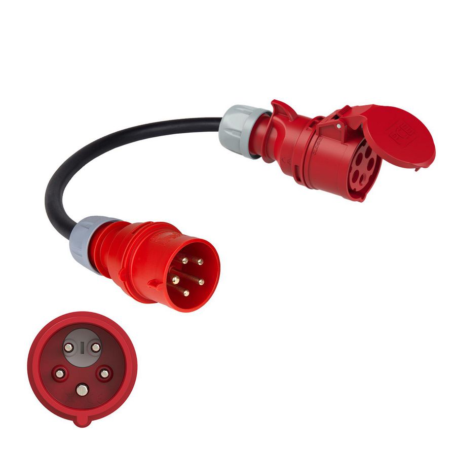 Verloopkabel 1mtr. H07RN-F 5G2,5 16/5/400FW-32/5/400