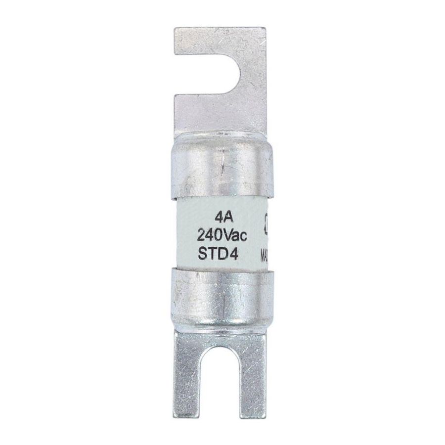 Zekering laagspanning 4A AC 240V 12x47mm gL/gG BS VVE=20