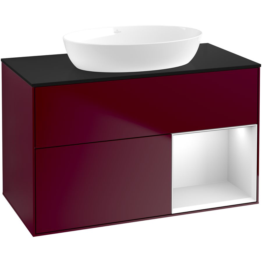 Wastafelonderkast Finion 1000x603x501mm Peony Matt Lacquer GA22MTHB