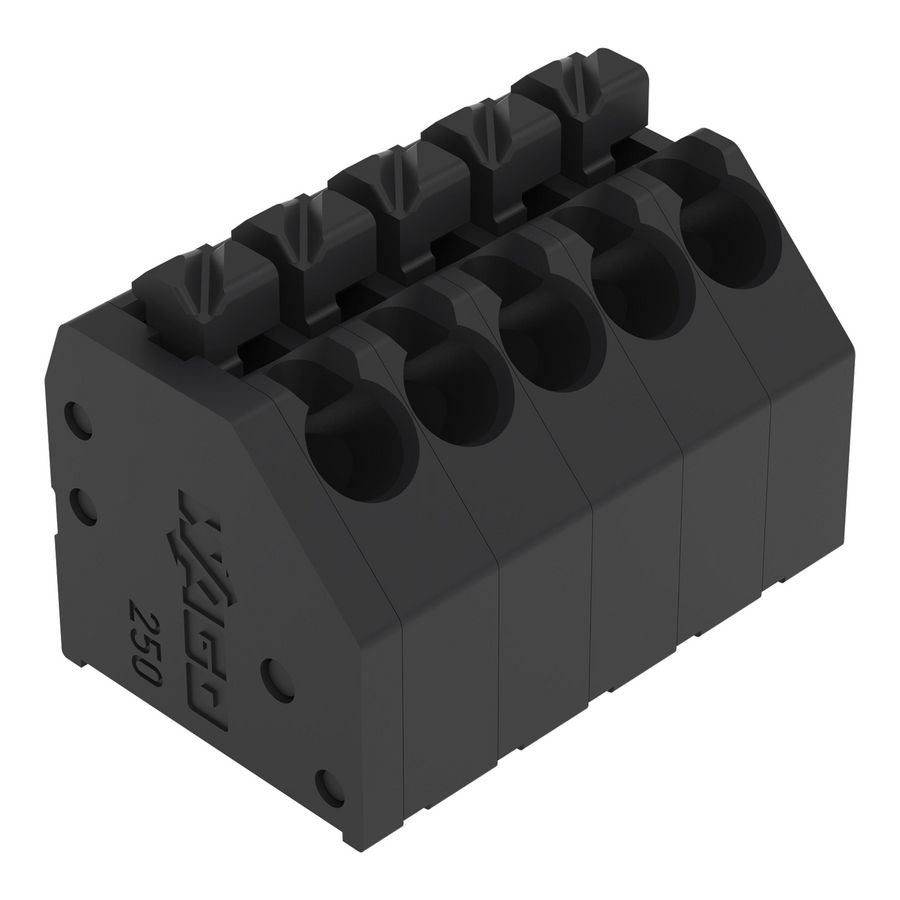 THR-printklem Drukknop 1,5mm² zwart 250-205/353-604 VVE=60