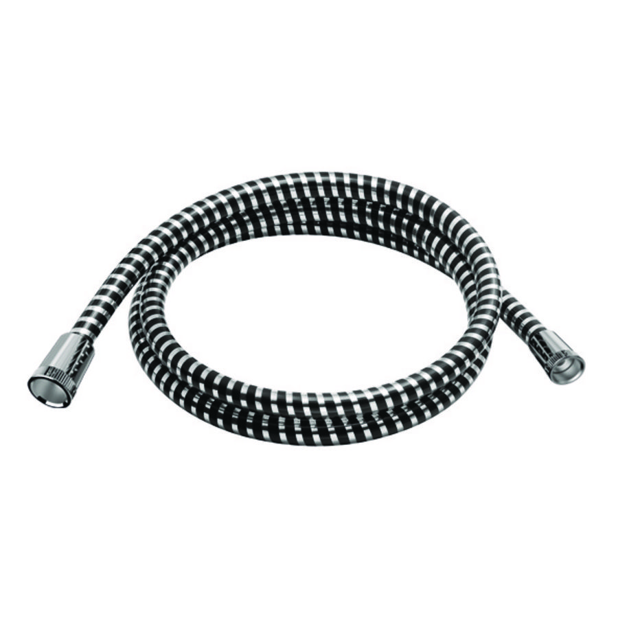 Doucheslang BICOLOR PVC glad metaal-plastiek L.2,00 m