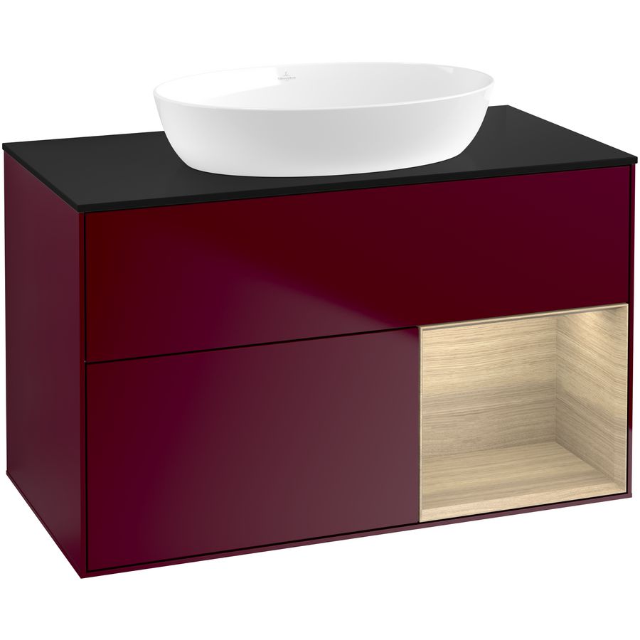 Wastafelonderkast Finion 1000x603x501mm Peony Matt Lacquer GA22PCHB
