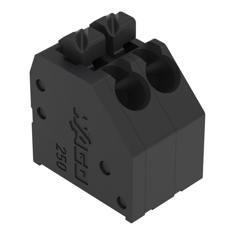THR-printklem Drukknop 1,5mm² zwart 250-202/353-604 VVE=140