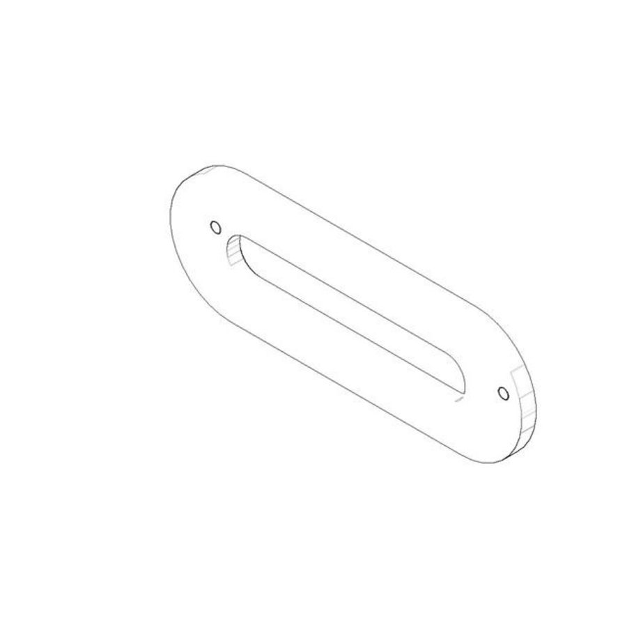 Rozet 220x76x9mm chr 092794008-00