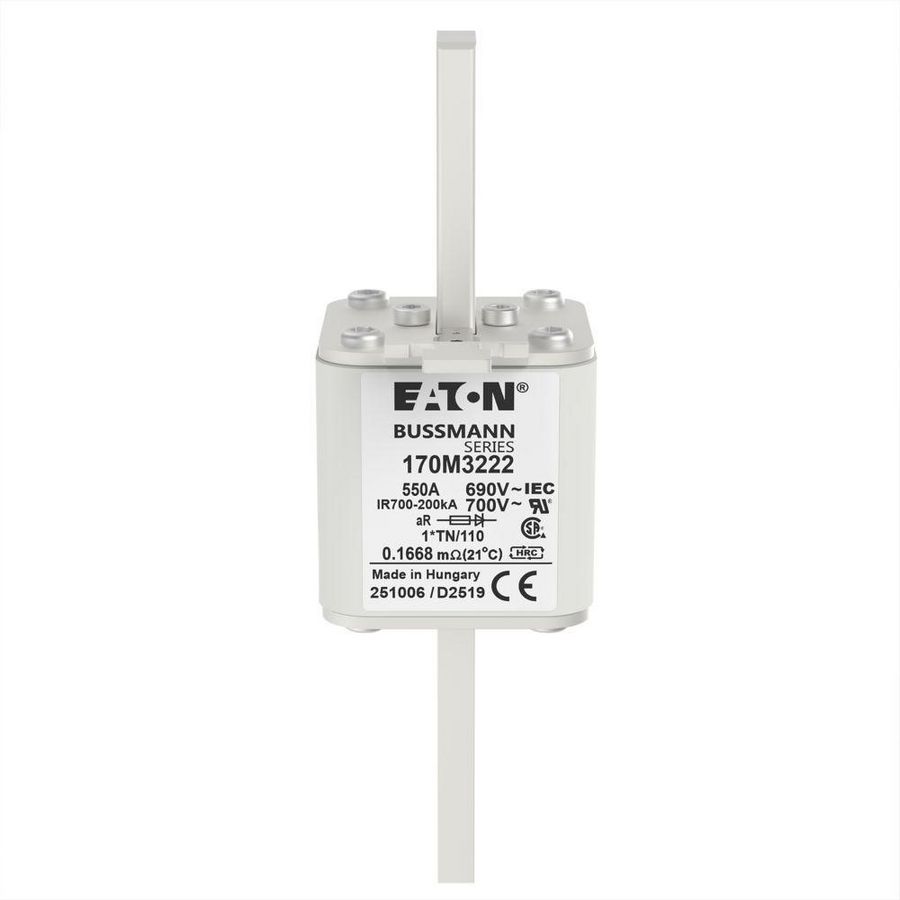 Zekering h. snelheid 550A AC 690V 200kA compact 1 45x VVE=6