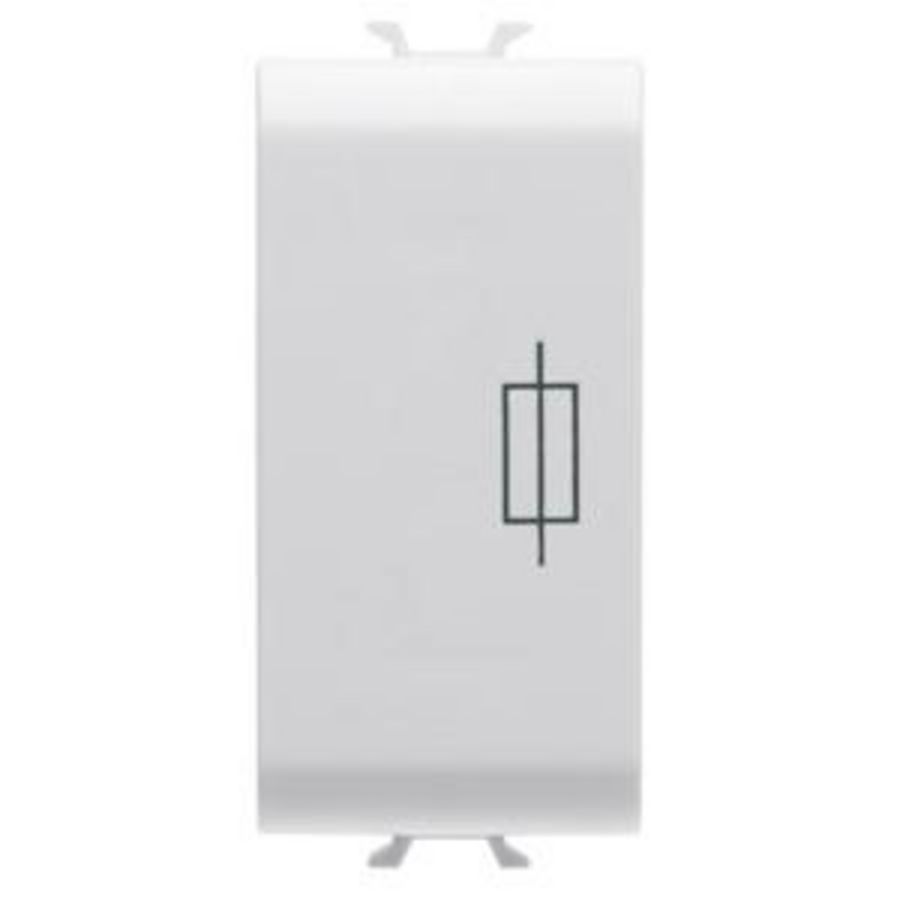FUSE HOLDER-250V ac 16A-1 MODULE-SATIN WHITE-CHORUSM