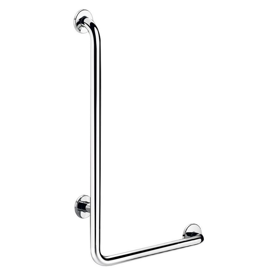 Greep L-vormig (R) Ø32 H.750 RVS glanzend gepolijst