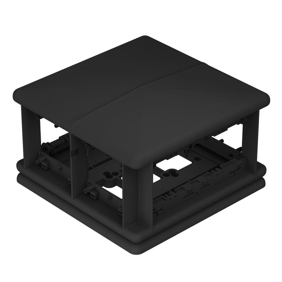 Telitank 225x225x125 polyamid zwart 9011