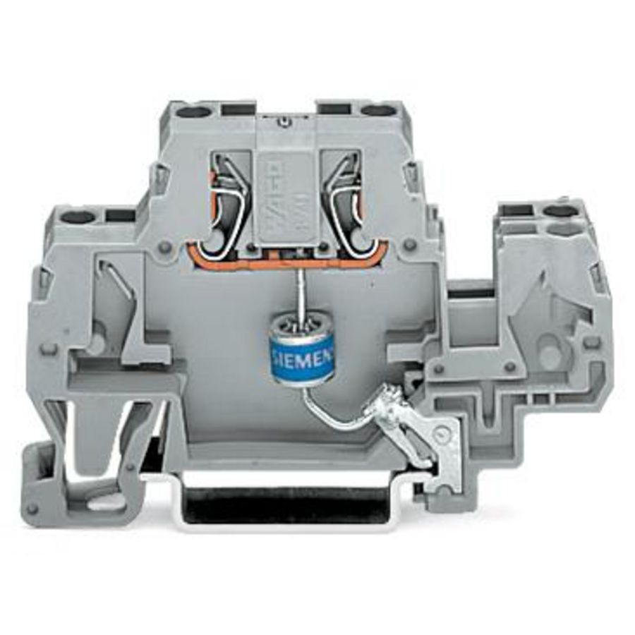 Moduleklem 2-etage gasgevulde overspanningsafleider VVE=25