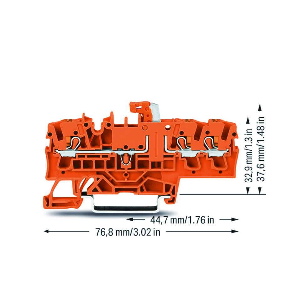 3-draads scheidings-+meetklem druk/test ora VVE=50