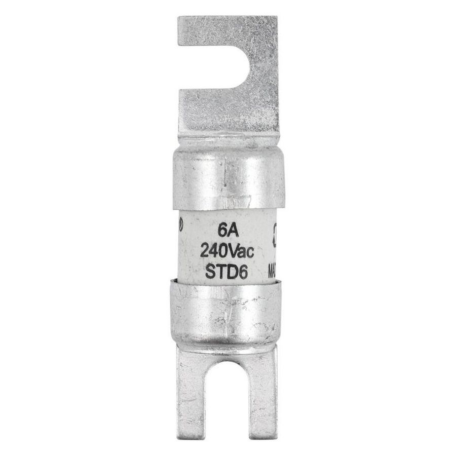 Zekering laagspanning 6A AC 240V 12x47mm gL/gG BS VVE=20