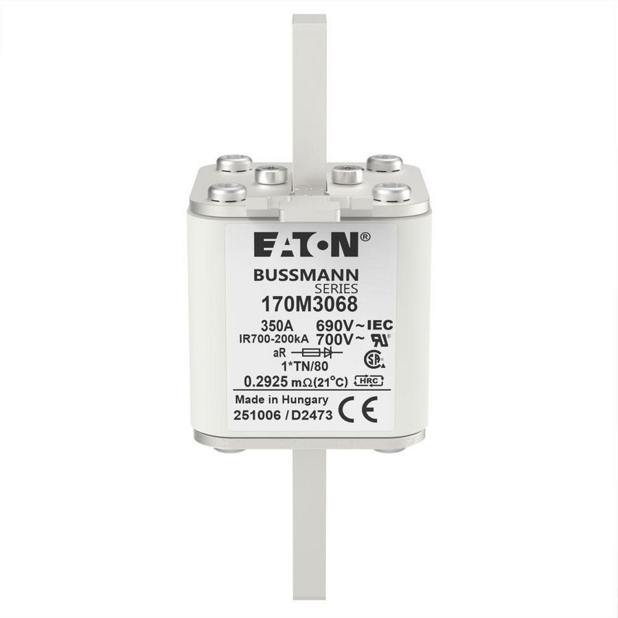 Zekering h. snelheid 350A AC 690V 200kA compact 1 45x VVE=6