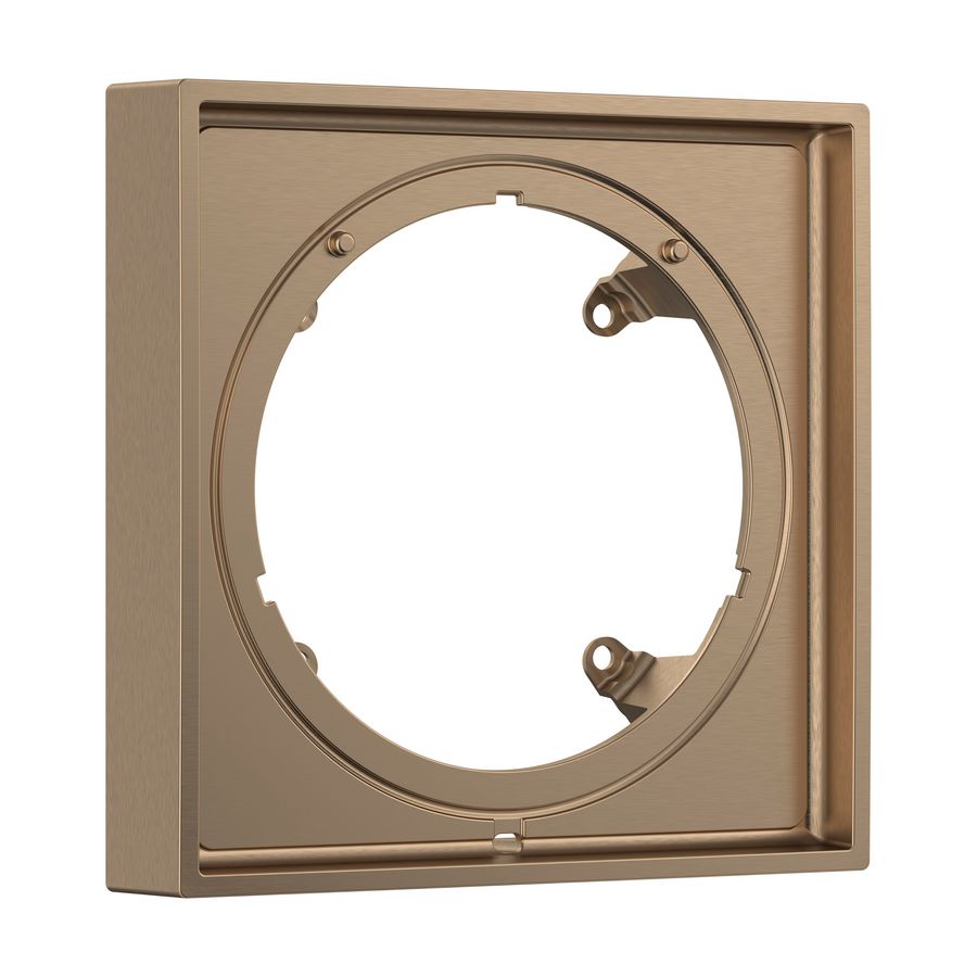 Kraanrozet AX ShowerSelect ID verlenging square 22mm Brushed Bronze