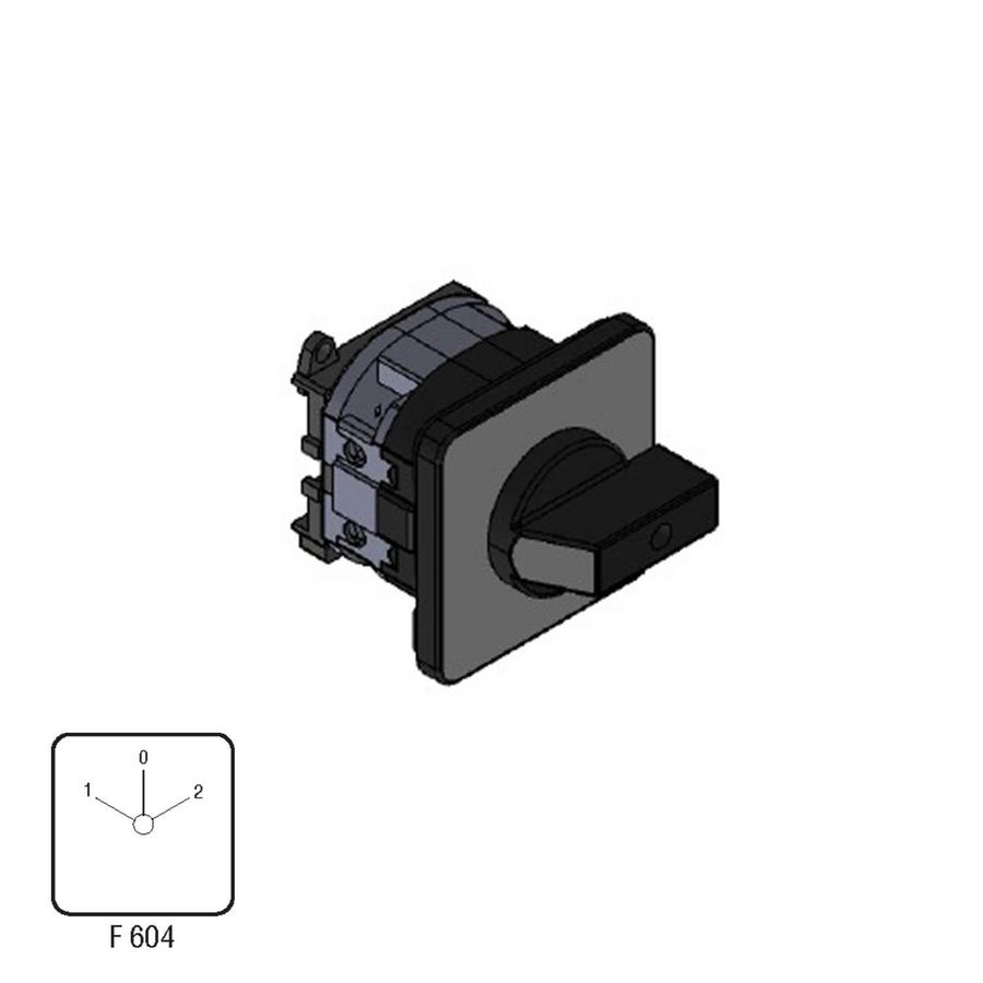 Motor-omkeerschakelaar 25A 3-polig bodemmontage A435247