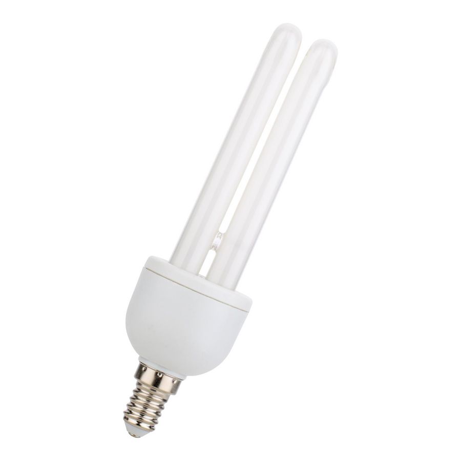 CFL E14 240V 13W UV-A Blacklight Insecten Coating